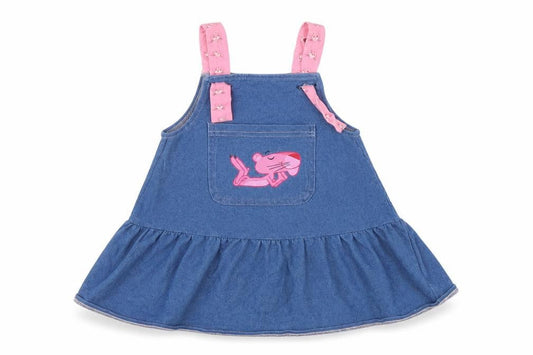 RESERVED Girls Blue  Denim A-Line  Size 9-12 Months