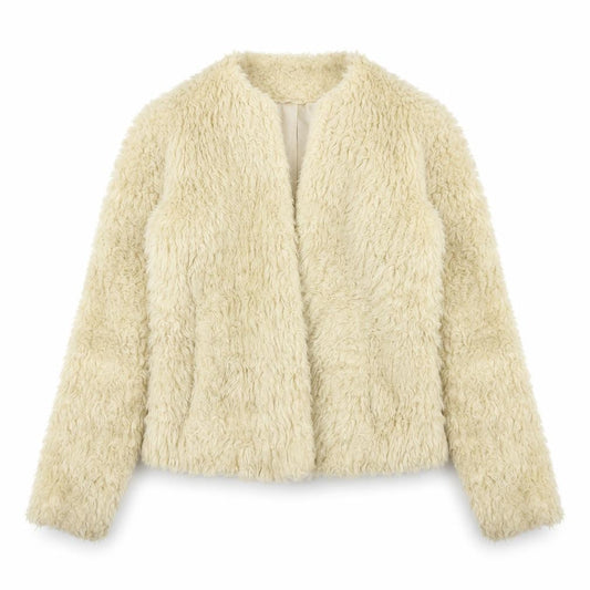New Look Girls Ivory   Overcoat Coatigan Size 14 Years
