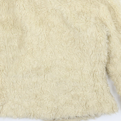 New Look Girls Ivory   Overcoat Coatigan Size 14 Years