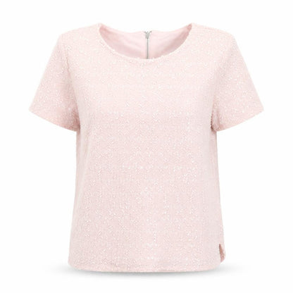 Womens UK Size S Oasis Pink Basic T-Shirt
