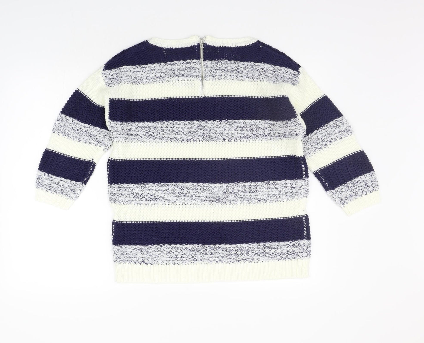 Womens UK Size S BM Blue Pullover Jumper