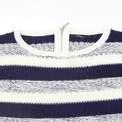 Womens UK Size S BM Blue Pullover Jumper