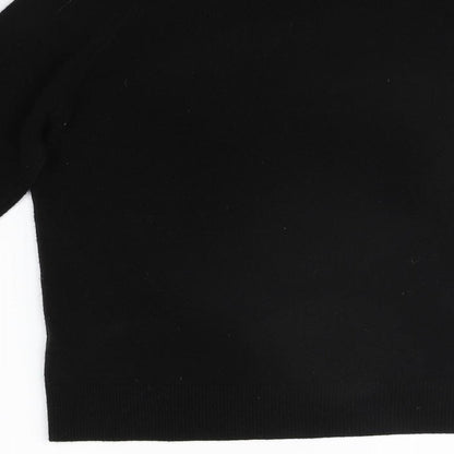 Womens UK Size 14 BHS Black Pullover Jumper