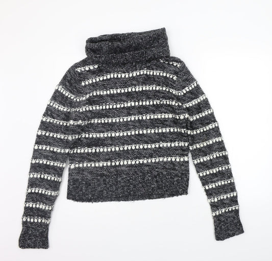 Brave Soul Womens Grey   Pullover Jumper Size L