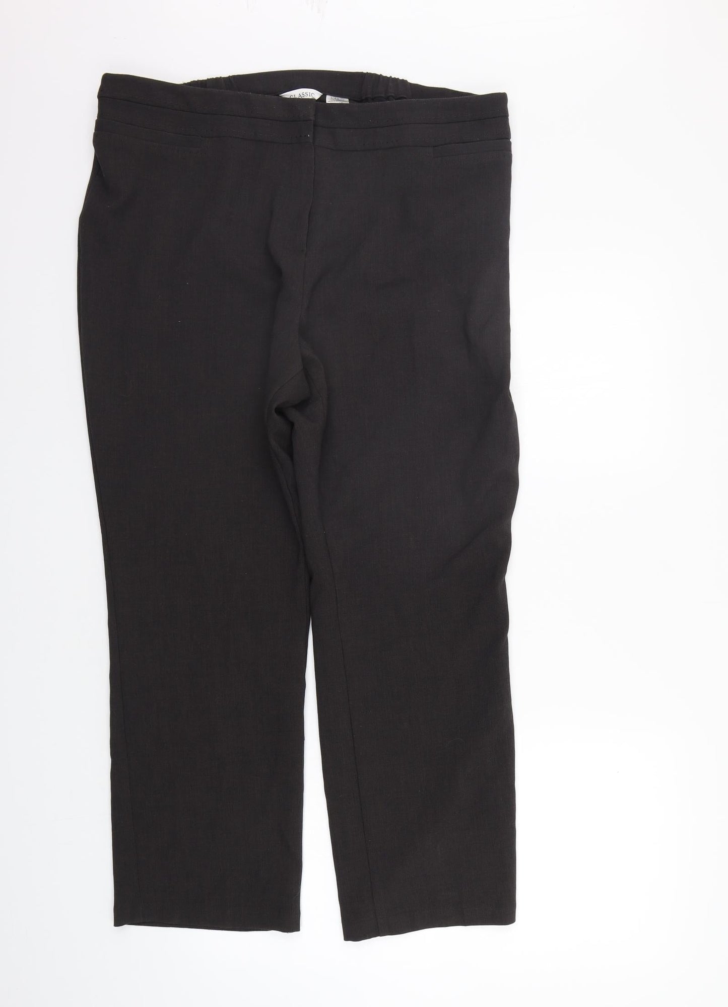 Womens UK Size 16 Marks and Spencer Regular Fit  Blue Trousers