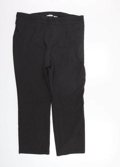 Womens UK Size 16 Marks and Spencer Regular Fit  Blue Trousers