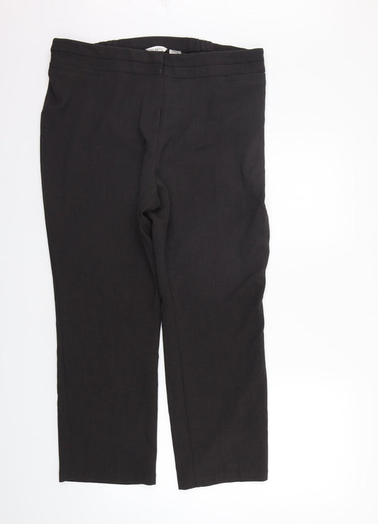 Womens UK Size 16 Marks and Spencer Regular Fit  Blue Trousers