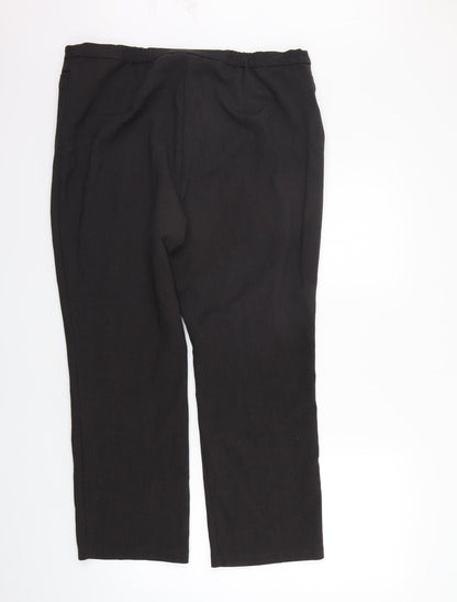 Womens UK Size 16 Marks and Spencer Regular Fit  Blue Trousers