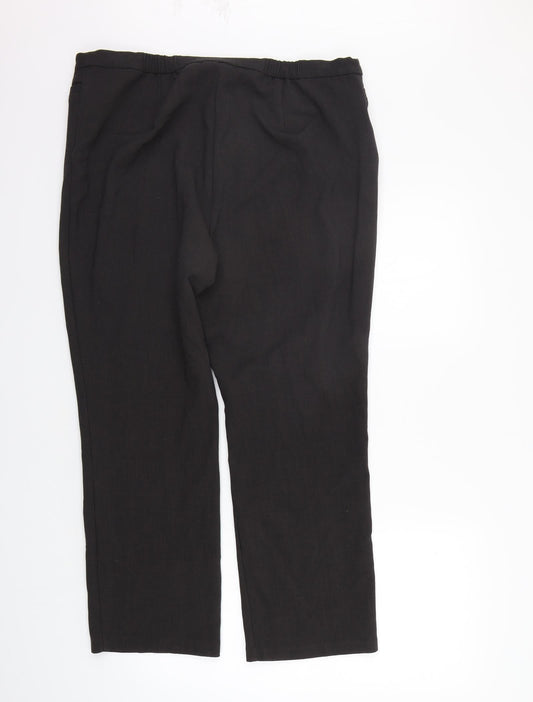 Womens UK Size 16 Marks and Spencer Regular Fit  Blue Trousers