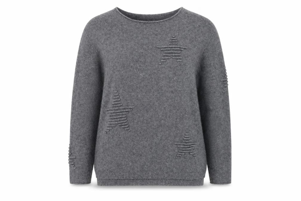 Womens UK Size M Preworn Grey Pullover Jumper