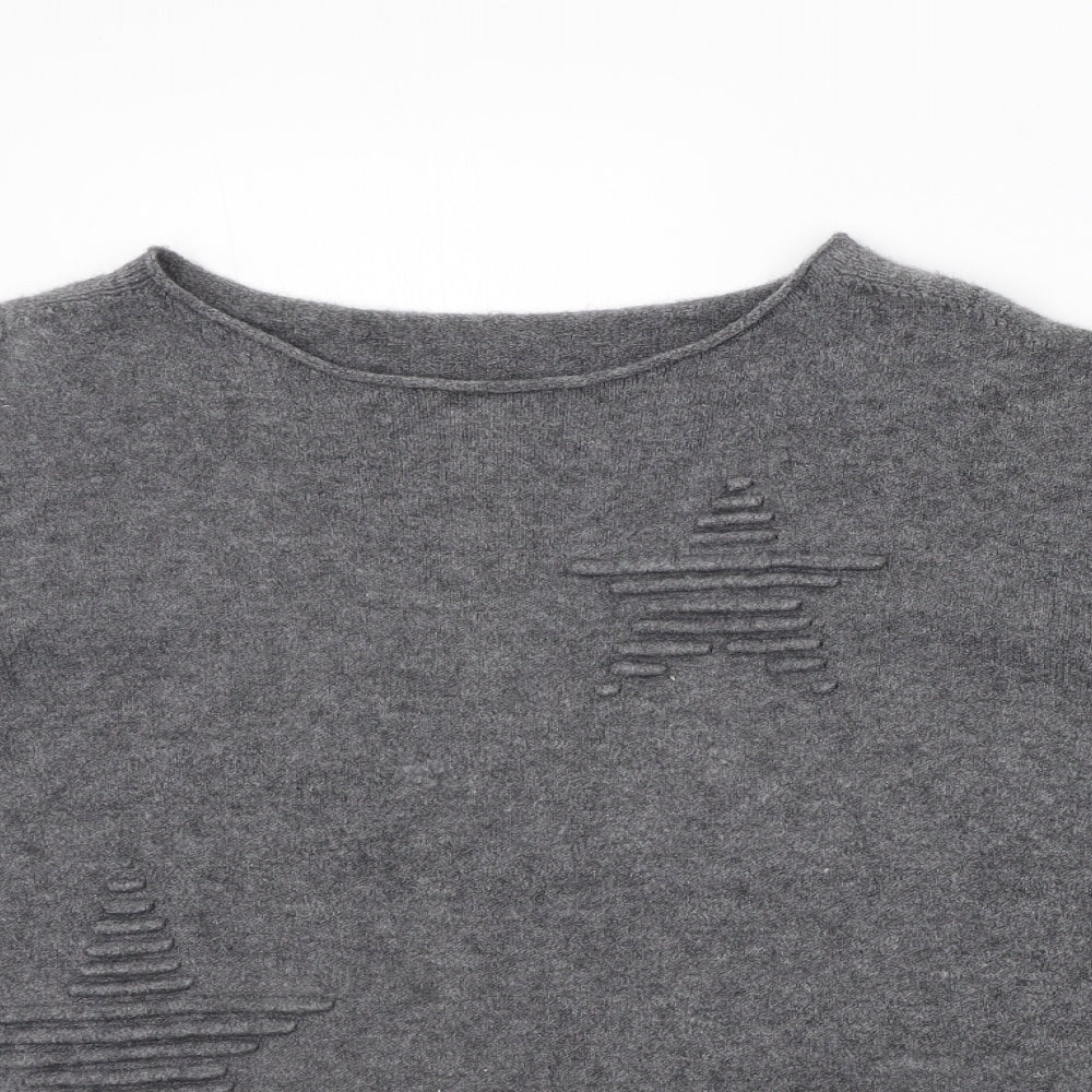 Womens UK Size M Preworn Grey Pullover Jumper