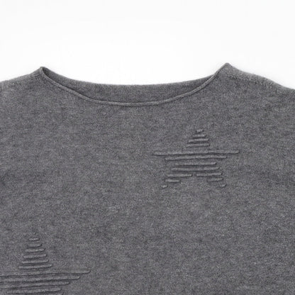 Womens UK Size M Preworn Grey Pullover Jumper