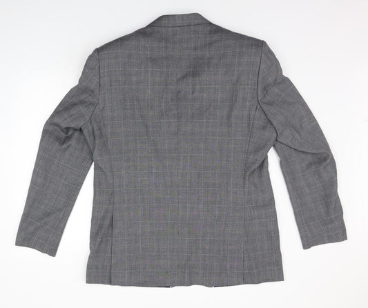 Mens UK Size S VOEUT Regular Grey Suit Jacket
