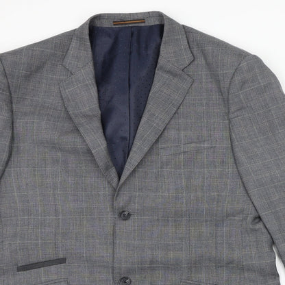 Mens UK Size S VOEUT Regular Grey Suit Jacket
