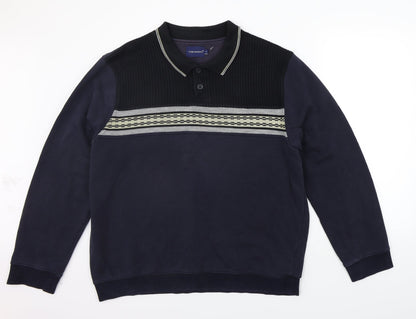 Womens UK Size XL BHS Blue Pullover Jumper