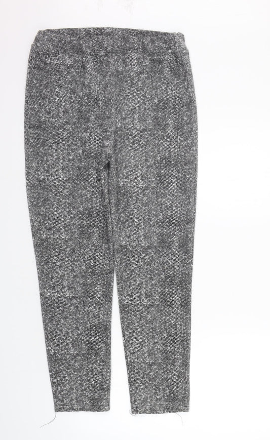 Womens UK Size XL Preworn Regular Fit  Grey Trousers
