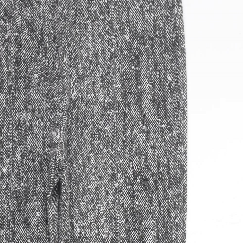 Womens UK Size XL Preworn Regular Fit  Grey Trousers
