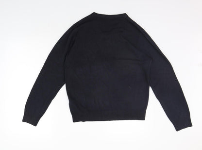Womens UK Size M Marks and Spencer Black Pullover Jumper