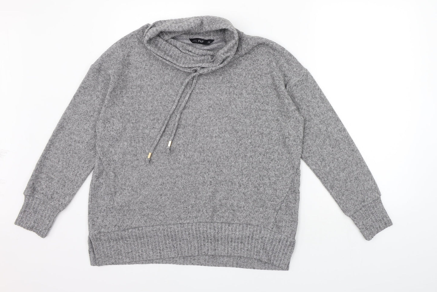 F&F Womens Grey   Pullover Jumper Size 10