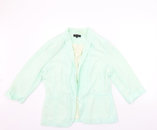 Womens UK Size 14 New Look Green Cardigan Jumper