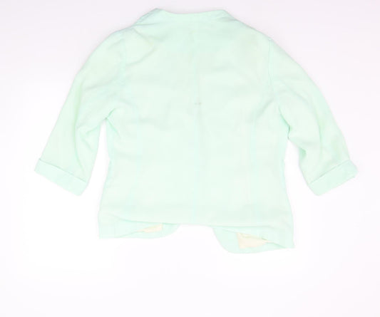 Womens UK Size 14 New Look Green Cardigan Jumper