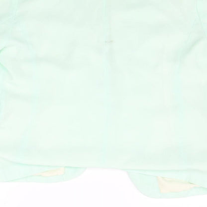 Womens UK Size 14 New Look Green Cardigan Jumper