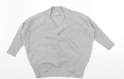Womens UK Size S River Island Grey Pullover Jumper