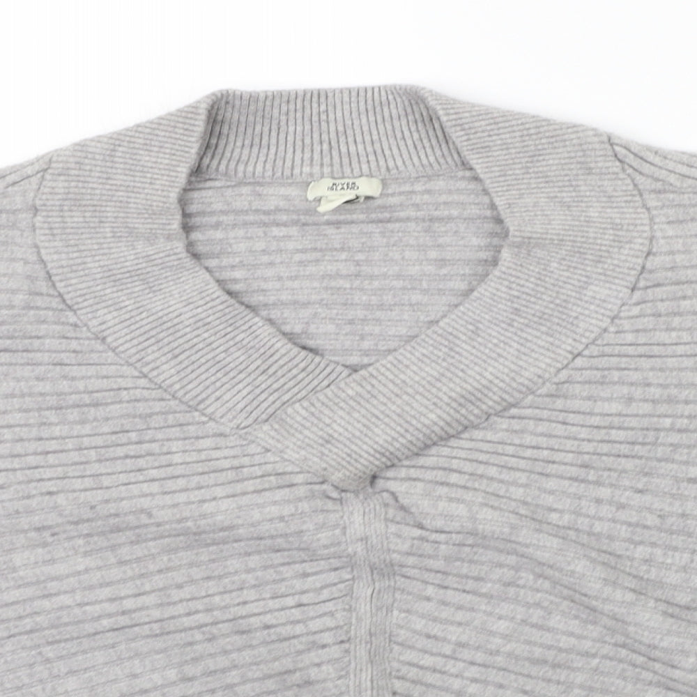 Womens UK Size S River Island Grey Pullover Jumper