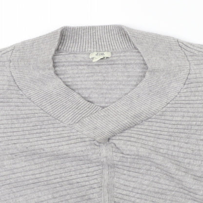 Womens UK Size S River Island Grey Pullover Jumper