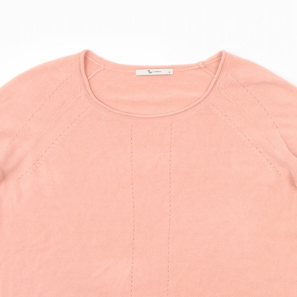 TU Womens Beige   Pullover Jumper Size 12