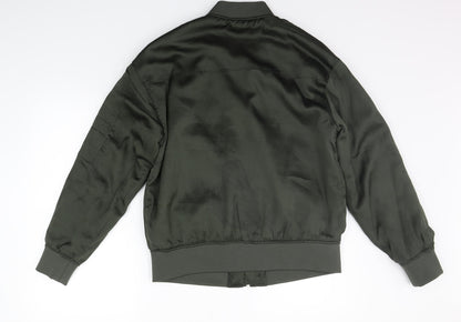 Divided by H&M Womens Green   Jacket Coat Size 12  - NEEDS A GOOD CLEAN