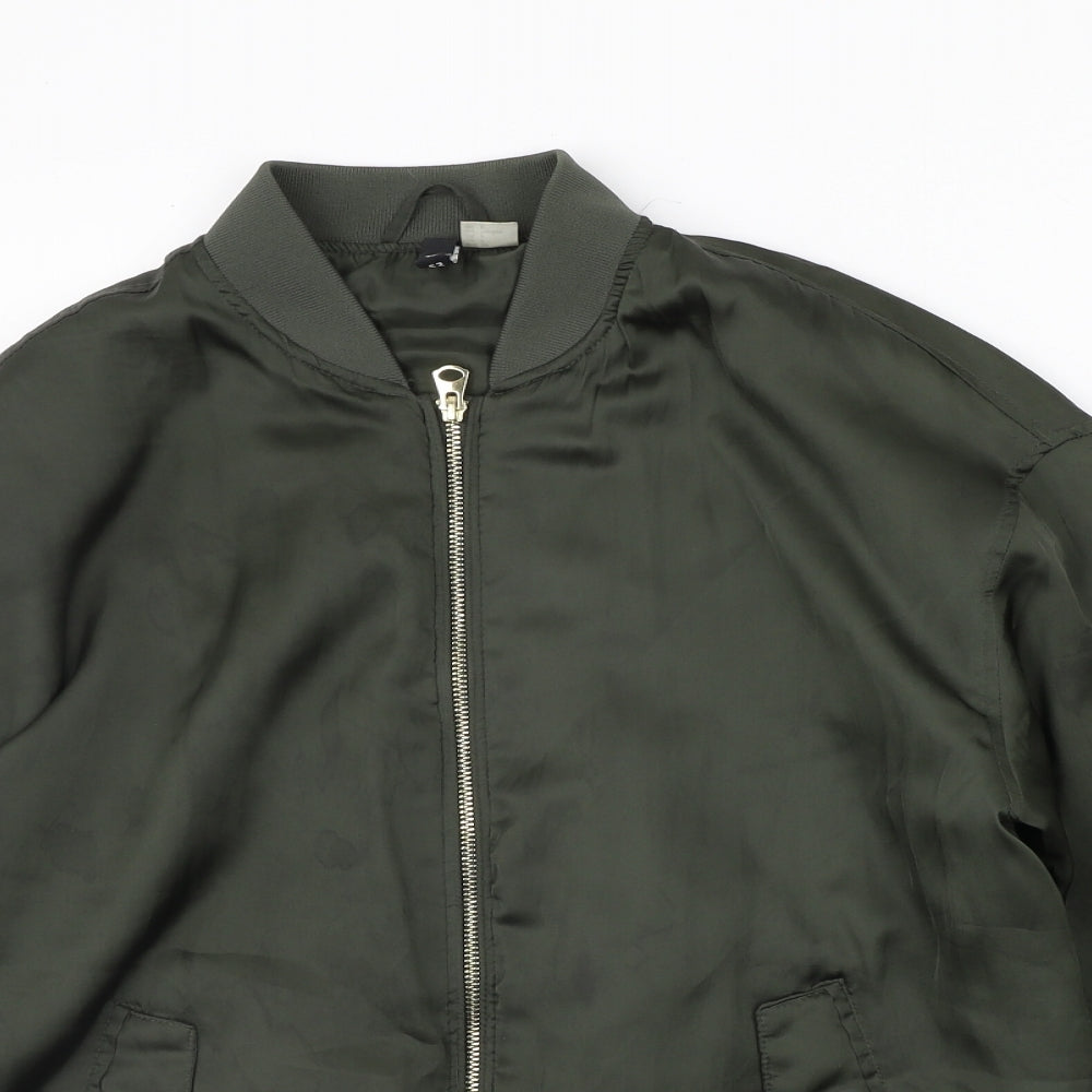 Divided by H&M Womens Green   Jacket Coat Size 12  - NEEDS A GOOD CLEAN