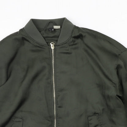 Divided by H&M Womens Green   Jacket Coat Size 12  - NEEDS A GOOD CLEAN
