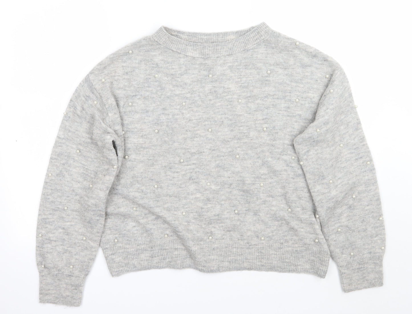 Womens UK Size S H&M Grey Pullover Jumper