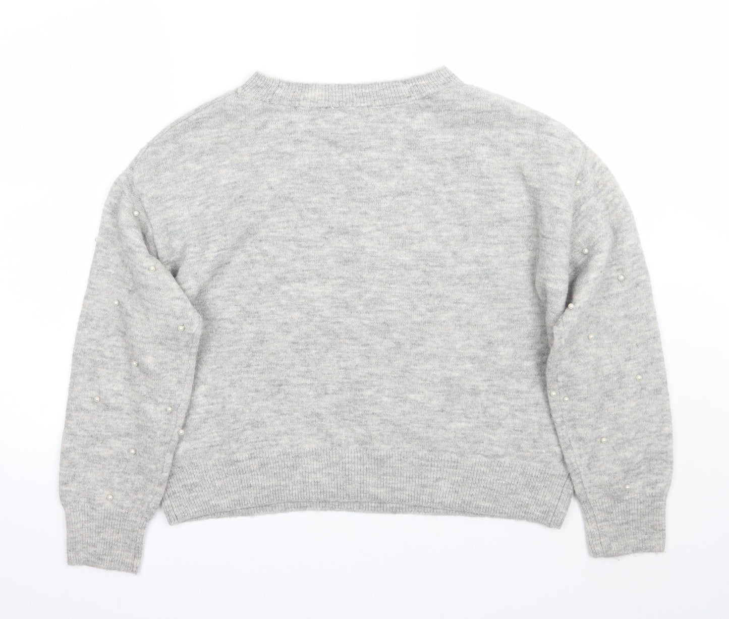 Womens UK Size S H&M Grey Pullover Jumper