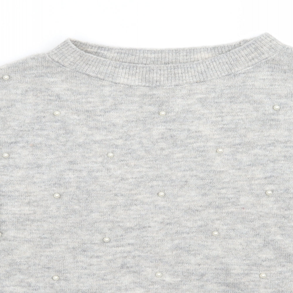 Womens UK Size S H&M Grey Pullover Jumper