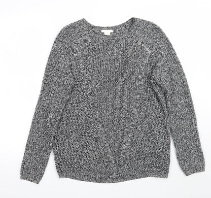 Womens UK Size S H&M Grey Pullover Jumper