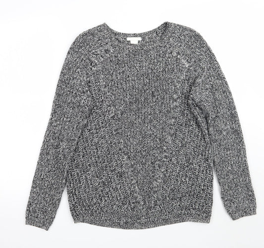 Womens UK Size S H&M Grey Pullover Jumper