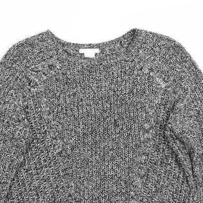 Womens UK Size S H&M Grey Pullover Jumper