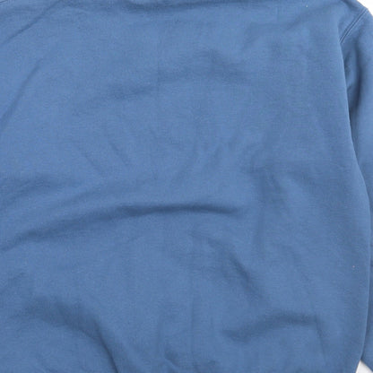 Gildan Mens Blue   Pullover Jumper Size M