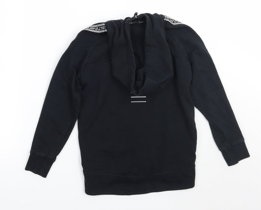 NEXT Girls Black   Jacket Coat Size 7 Years