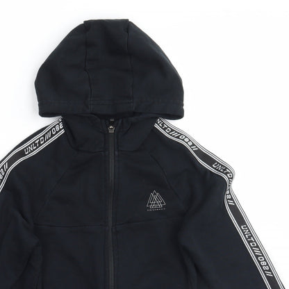NEXT Girls Black   Jacket Coat Size 7 Years