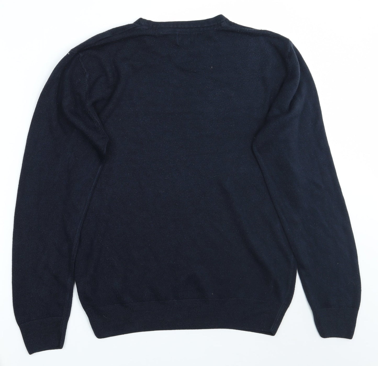 Easy Mens Blue   Pullover Jumper Size M