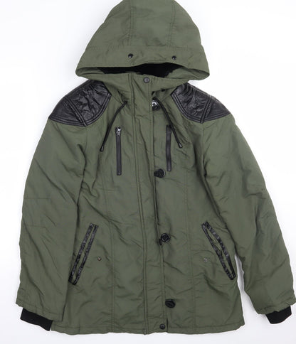 FOREVER 21 Womens Green   Jacket Coat Size L