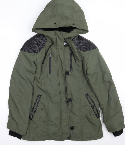 FOREVER 21 Womens Green   Jacket Coat Size L