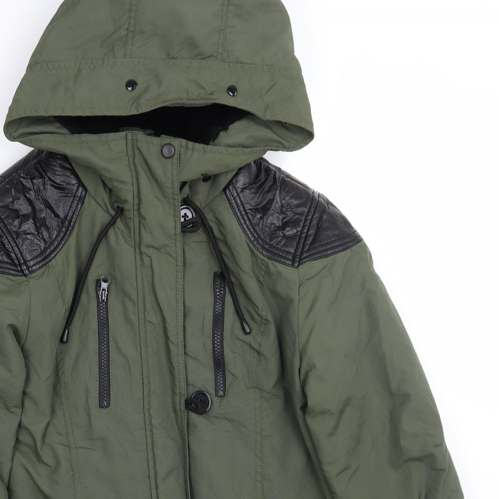 FOREVER 21 Womens Green   Jacket Coat Size L