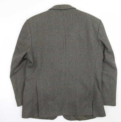 Mens UK Size  Greenwoods Regular Grey Suit Jacket