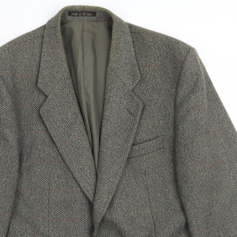 Mens UK Size  Greenwoods Regular Grey Suit Jacket