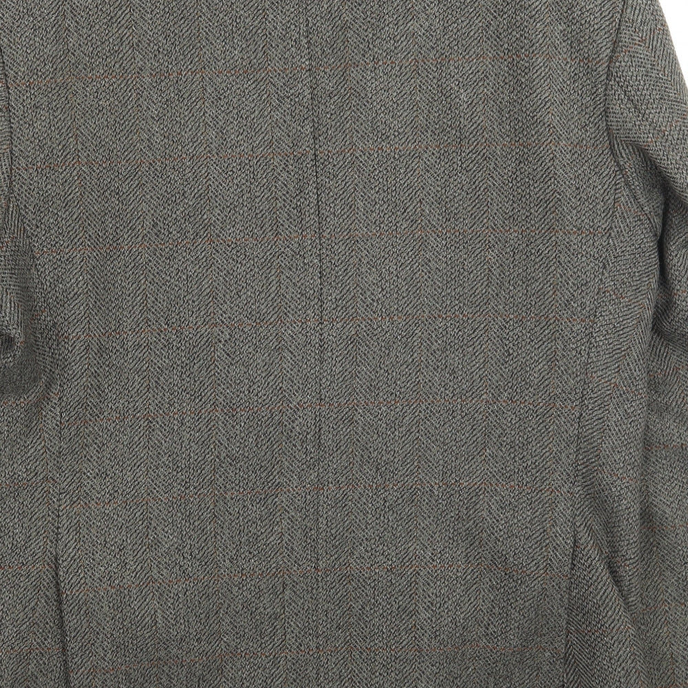 Mens UK Size  Greenwoods Regular Grey Suit Jacket