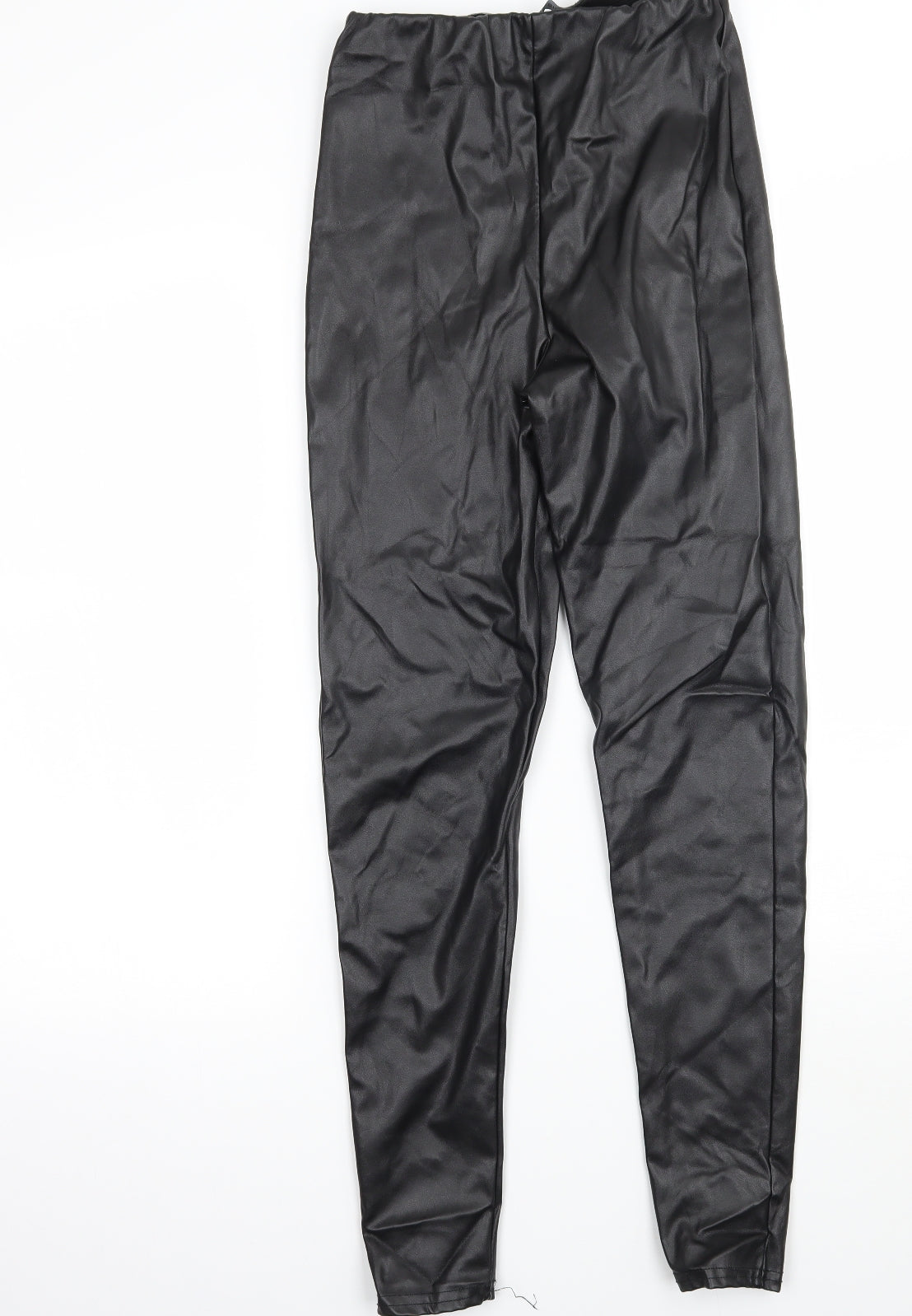 Womens UK Size 6 PRETTYLITTLETHING  Capri Black Leggings